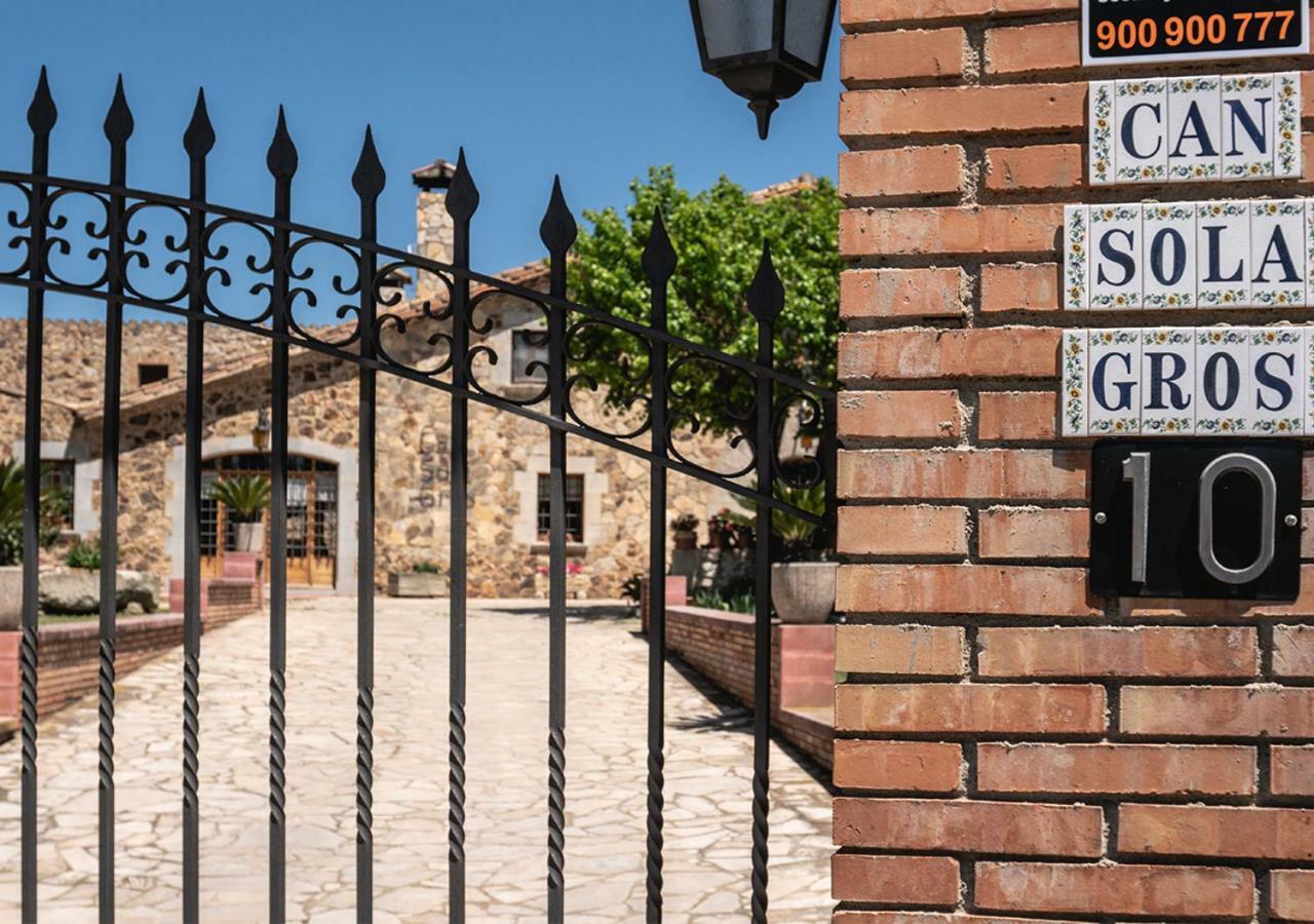 Masia Can Sola Gros Caldes de Malavella Exterior foto
