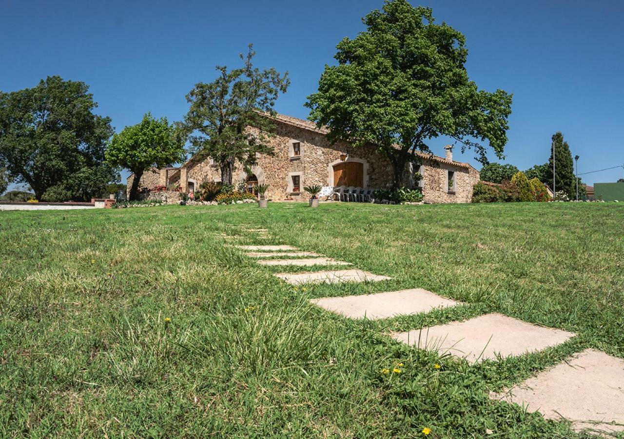 Masia Can Sola Gros Caldes de Malavella Exterior foto